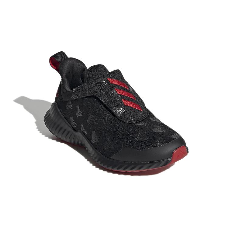 Adidas Fortarun Tango Ac K Comfortable Breathable Low top Kids Lifestyle Shoes Black Red Kids' EG0002