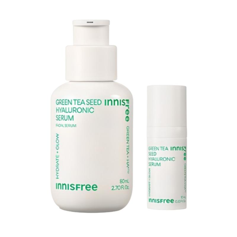 

Innisfree Набор сывороток с гиалуроновой кислотой и семенами зеленого чая 80 мл + 10 мл