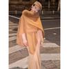 Neuer Eingang Pelzkragen Umhang Schal Damen Herbst und Winter classyfashionlooseoutwear