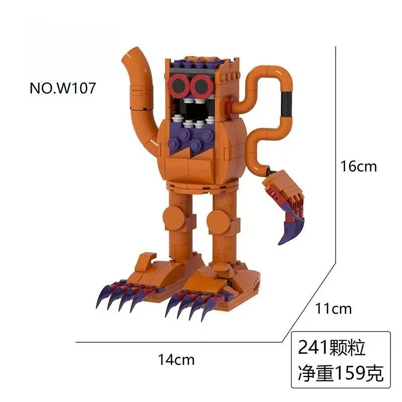 New Type MutationTung Tung Tung Sahur Horror Figurine Educational Assembly Building Blocks Doll Toys For Kid Birthday Gifts