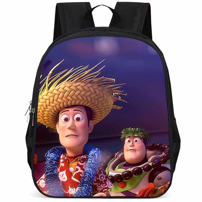 Buzz Lightyear 15-inch Large Capacity Backpack Lightweight Durable Oxford School Bag