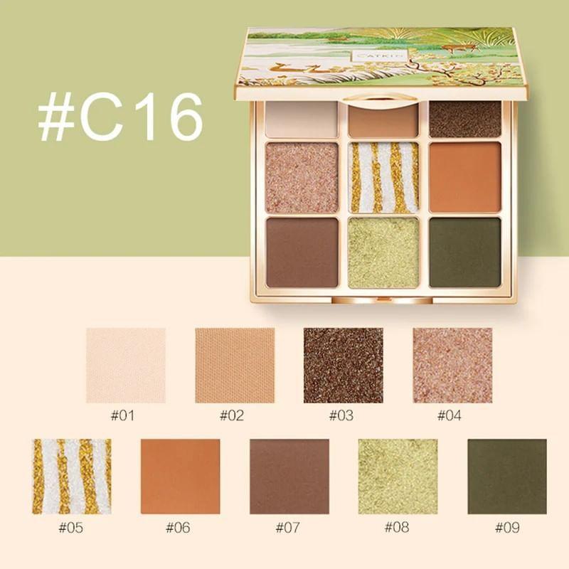 CATKIN - 9 Colors Eyeshadow Palette - C16