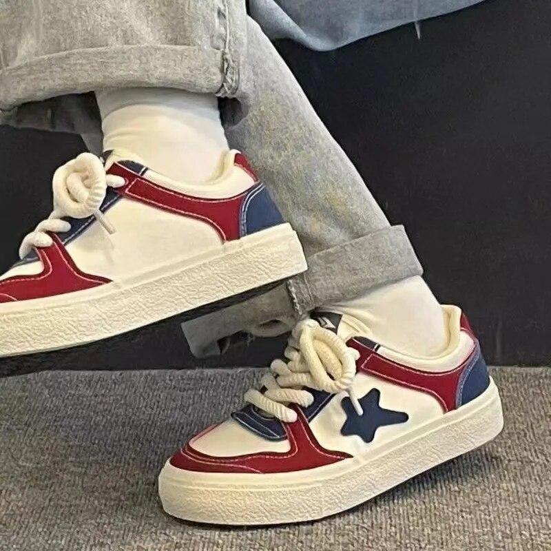 Canvas Shoes Women's Spring and Autumn New Versatile Thick Sole Woman Shoes Casual Sports Shoes Sneakers Women