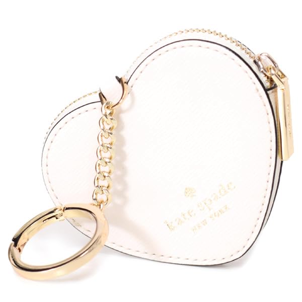 Kate Spade PVC Leather Coin Case, Disney Collaboration Heart Minnie Mouse and Mickey Mouse Design, Coin Purse, Mini Pouch, Key Fob, Bag Charm,