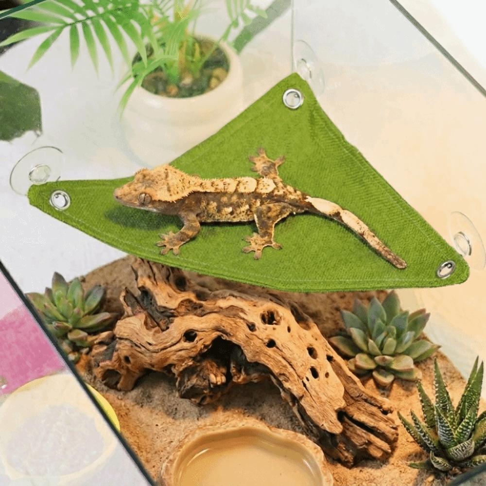 Breathable Reptile Climbing Toys Lightweight Geckos Habitat Reptile Bed Swing  Habitat Decor