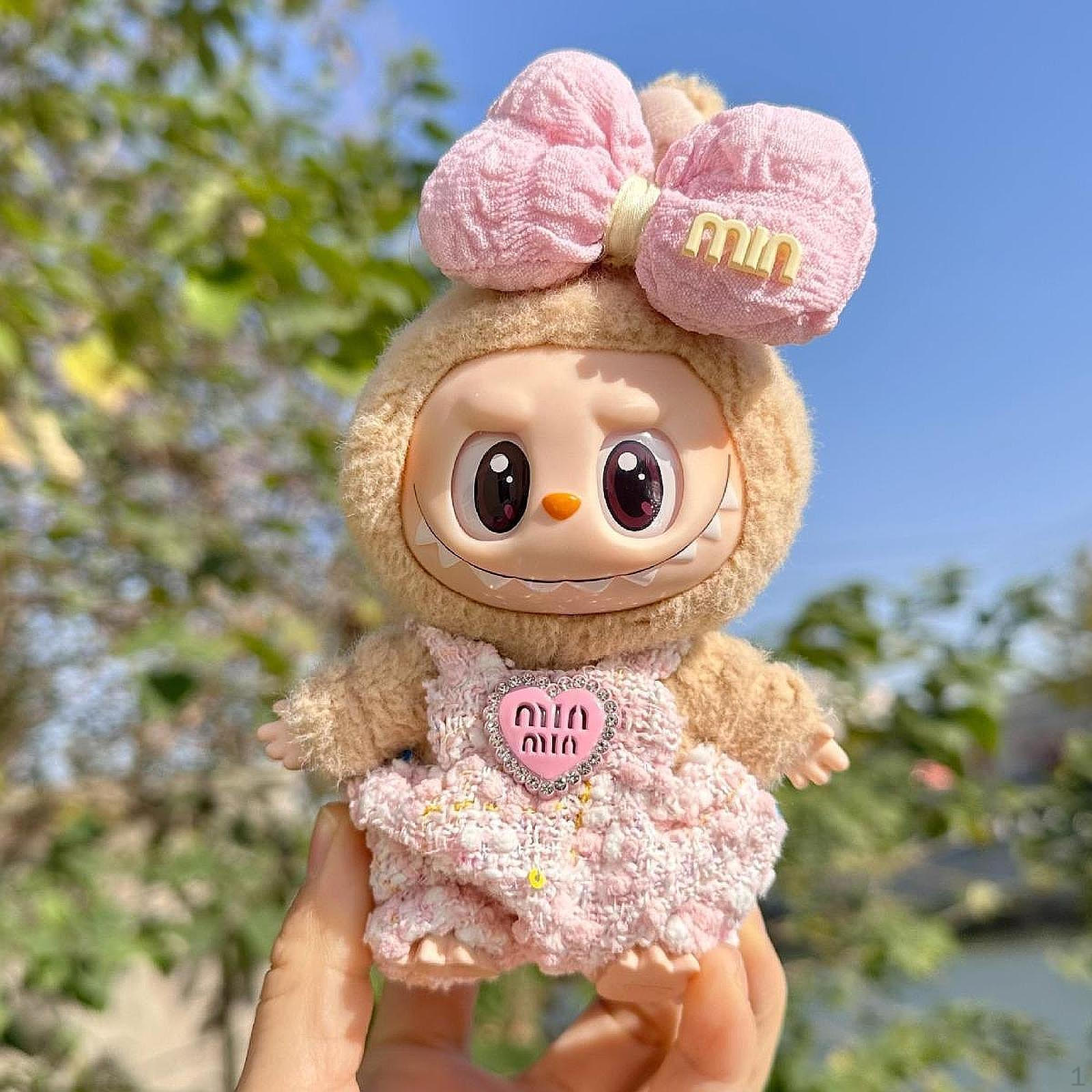 

Кукольная одежда, мини-плюшевая одежда с бантом, головной убор, поделки, наряды, украшения для вечеринок, своими руками, милые Style B