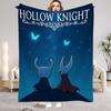 Hollow Knight Blanket Cartoon Game Printed Flannel Blanket for Home Living Room Bedroom Decor New Year Christmas Gift for Fans
