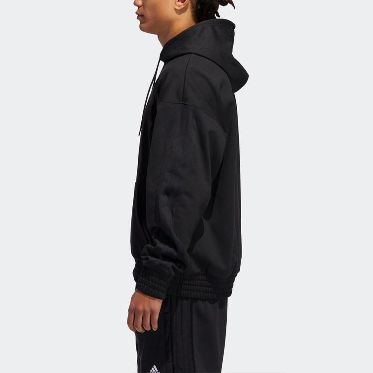 Men's Adidas LD WNTR HD Small Logo Basketball Hooded Sports Black GD6858