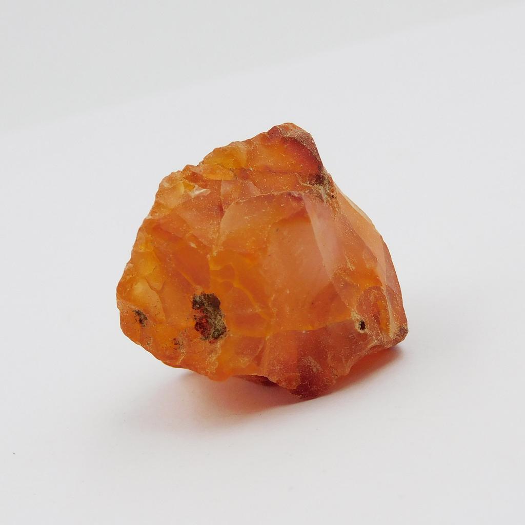 Natural Orange Sapphire Loose Gemstone 57 Ct Uncut Rough September Birthstone for Gem Collections