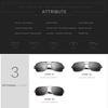 VEITHDIA Polarized Men's Square Vintage Sun Glasses Male Eyewear Accessories Sunglasses For Men 2459