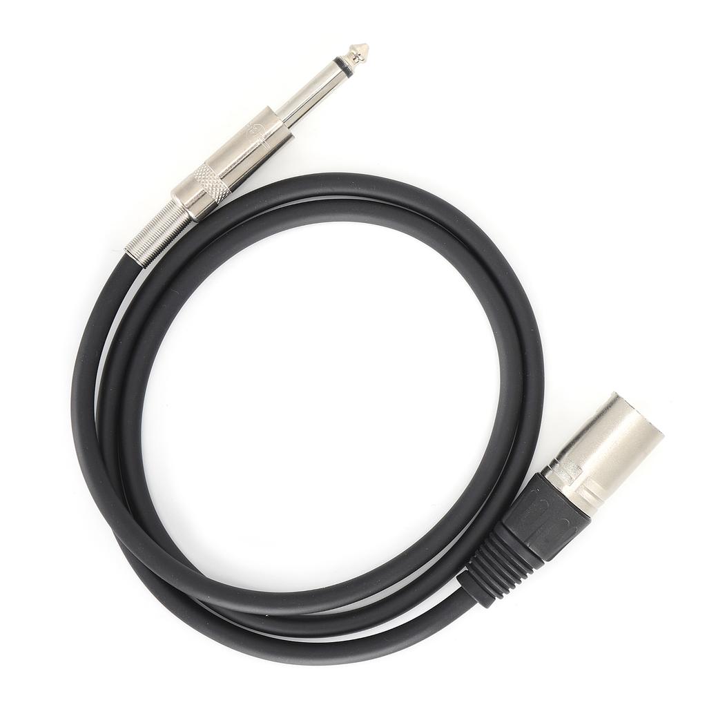 6.35mm XLR Male to Microphone Line Microphone Cable for Microphones Speakers Stage DJ