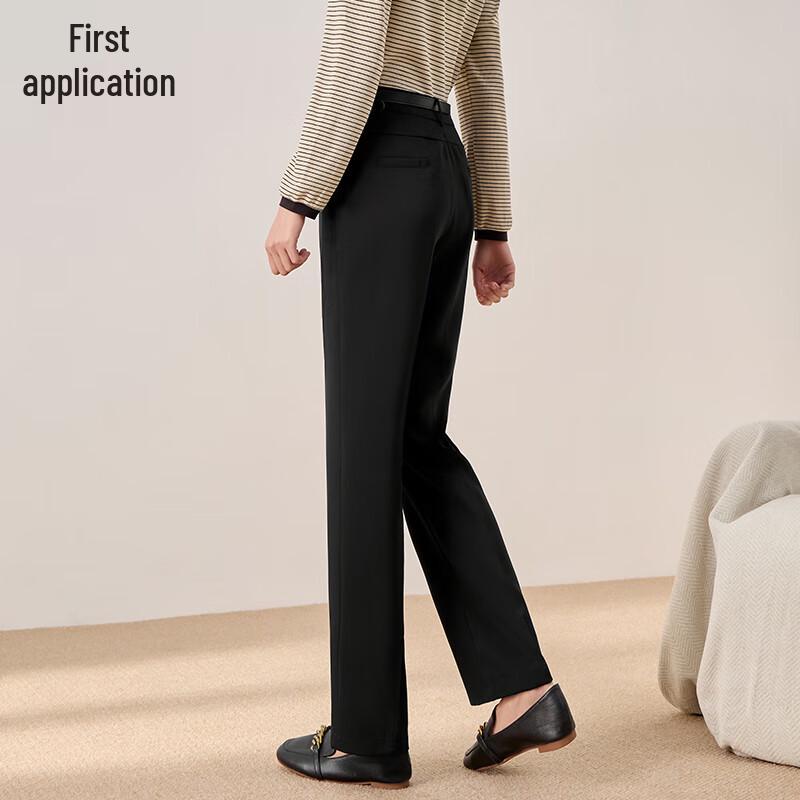 Chushen Women's High-Waist Wide-Leg Trousers