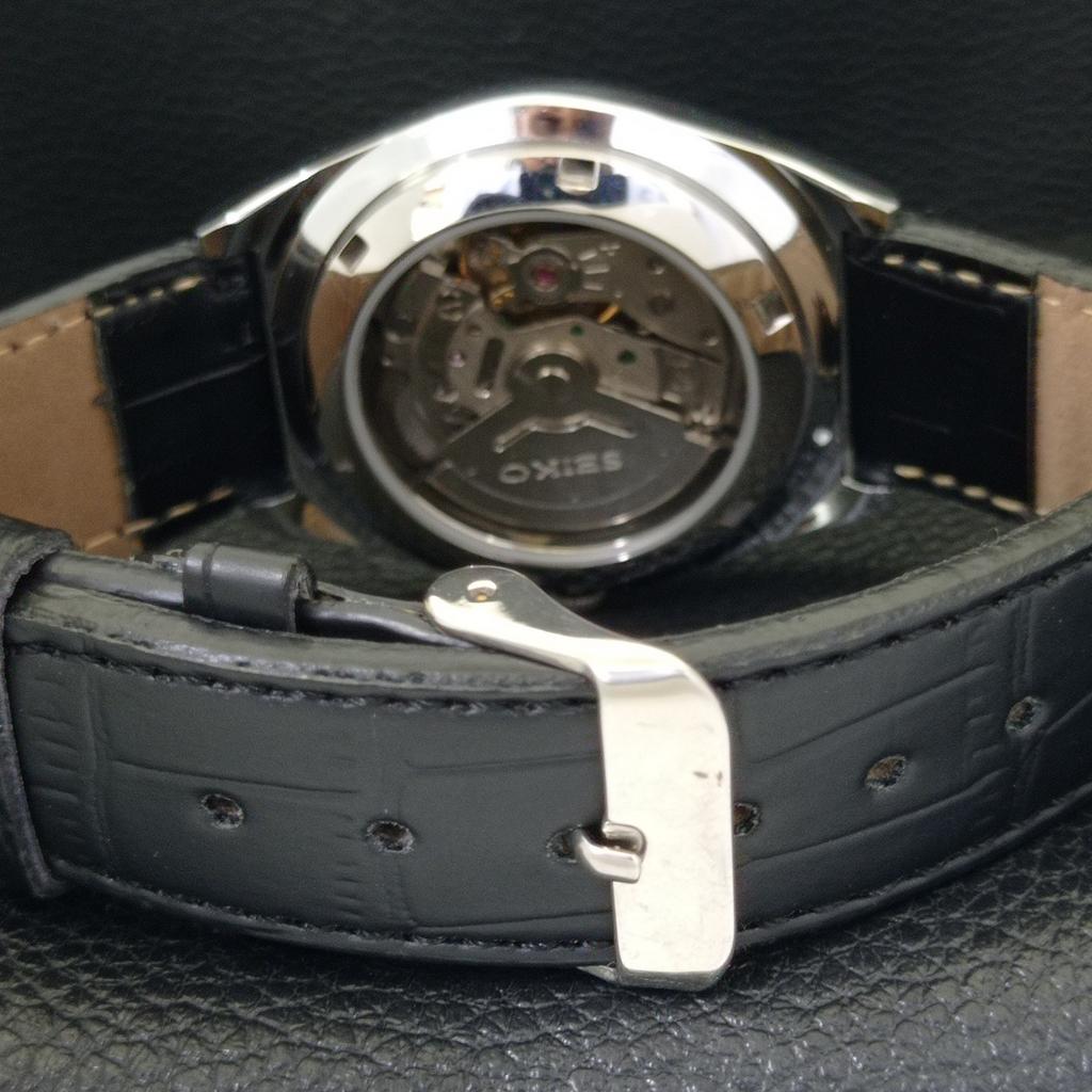 JAPAN VINTAGE REFURBISHED SEIKO 5 AUTOMATIC 6309A MENS SILVER WATCH a441361-5 Sk-a441361