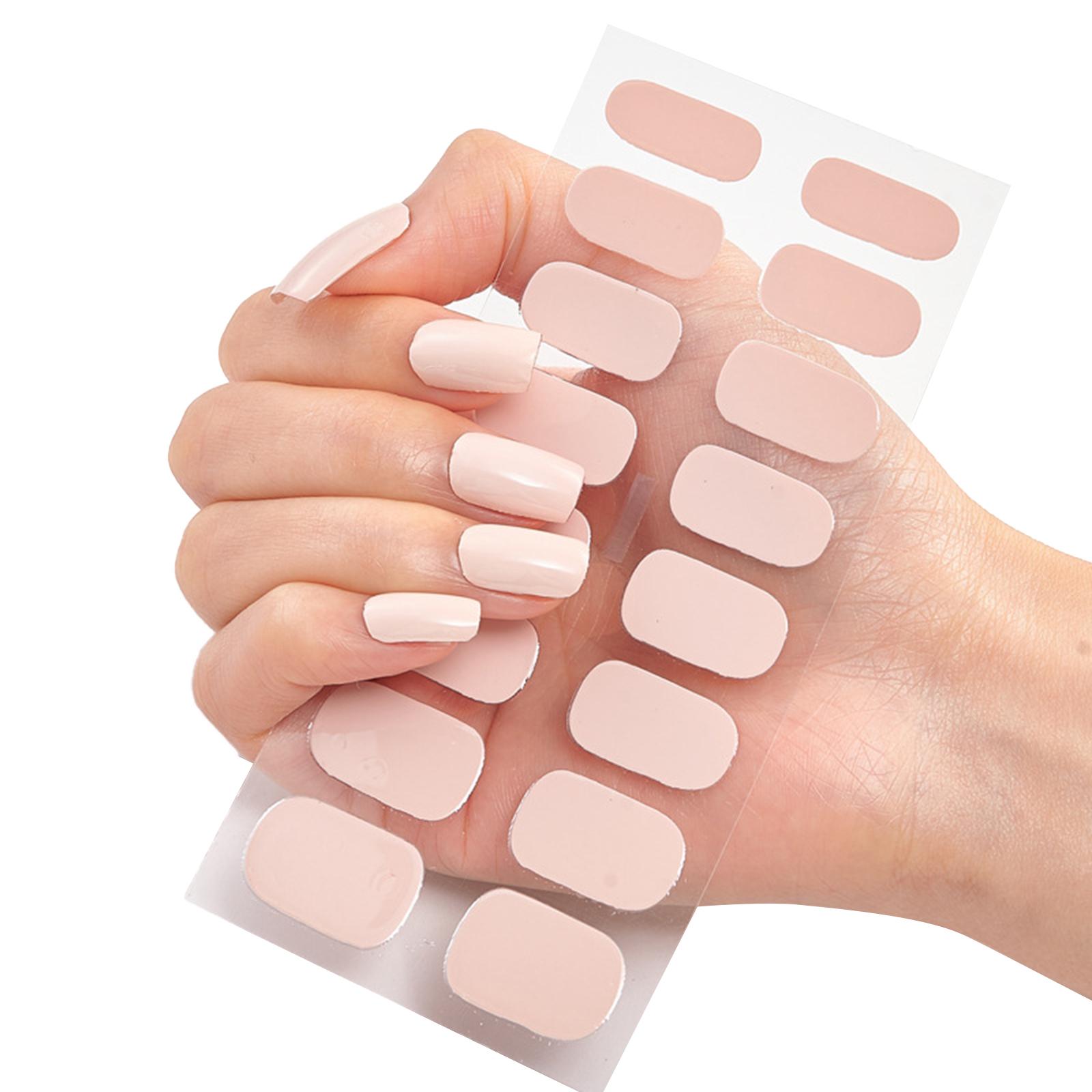 

16 полосок наклеек для полного покрытия ногтей, обертывания для лака для ногтей, самоклеящиеся украшения для ногтей, маникюрные наклейки для ногтей для женщин CS009