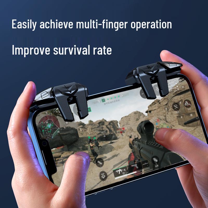 Delta Action Game Controller: Six-Finger Mechanical Button for Mobile Gaming Elite