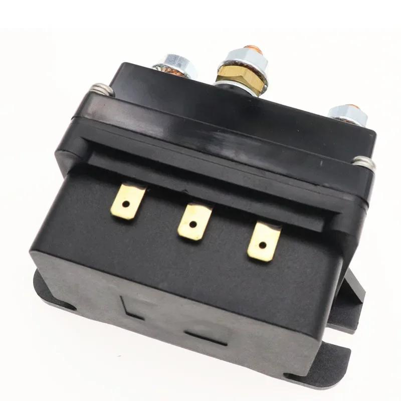 

Универсальный контактор 400A/500A, электромагнитное реле управления лебедкой, электрический беспроводной пульт дистанционного управления 12 В, система управления, блок управления, проводное управление 24V DC 400A