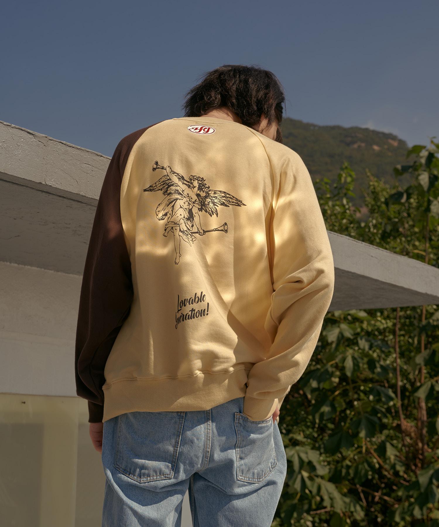 Свитшот Pengo Lov.G с принтом Мягкий желтый Light Yellow/L