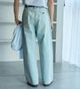 Lee 100th Anniversary 101 Riders Wide Selvedge Denim Light Blue Pants, Men's,
