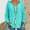 Knitted Hoodie Hooded Coldproof Thick Autumn Winter Solid Color Loose Sweater Jumper Female Clothing