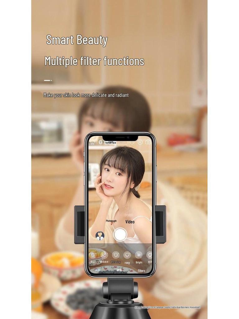 360° Auto-Tracking Gimbal for Mobile Phones - Perfect for Live Streaming and Face Tracking
