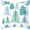 Christmas Decoration Cushion Cover for Sofa Livingroom Throw Pillow Cover % Polyester Resuable Pillow Case Drop Shipping