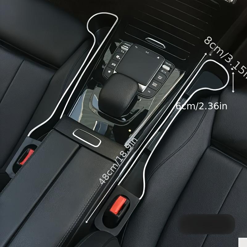 

2 Pack Car Seat Gap Filler Organizer With Cup Phone Holder Prevent Items Falling Car Side Seat Storage Solution Black чёрный