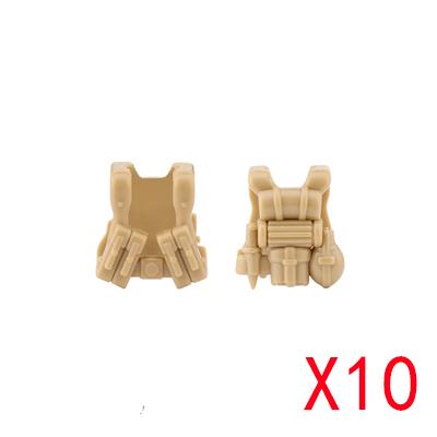 Building Blocks Soldier Figures Equipments Accessories Gifts Toys MOC USA Army Bulletproof Armored Vest Mini Bricks Toy DIY R28