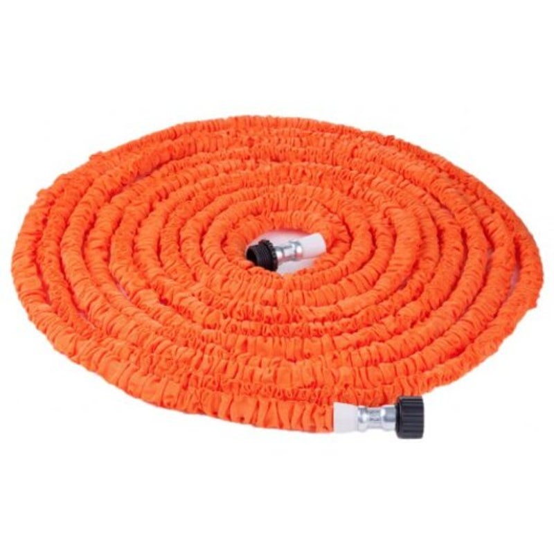 Hoses Spray Gun 100Ft Expandable Garden Hose Pipe Orange