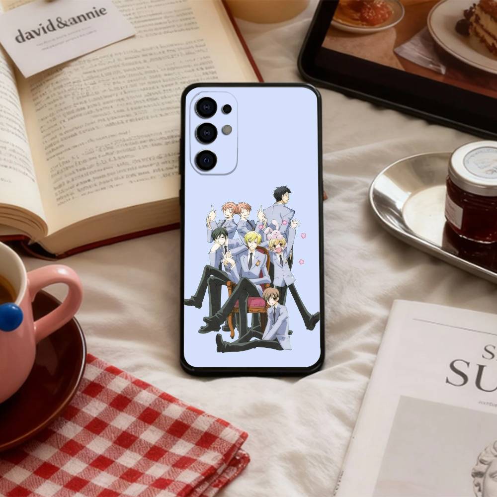 

O-Ouran High S-School Host Club Phone Case For Samsung S 25,24,23,22,30,21,10,9,Ultra,Plus,Lite,FE,4,5 G Soft Black Case Samsung S25