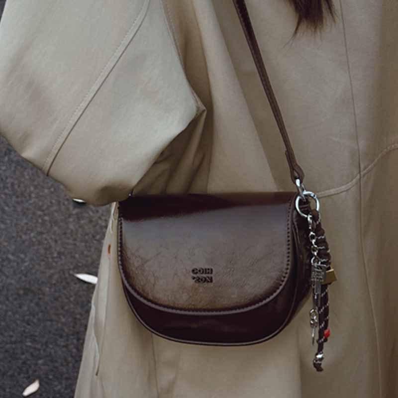 High-end Saddle Bag, Fashionable and Versatile Commuter Single-shoulder Bag, Crossbody Bag