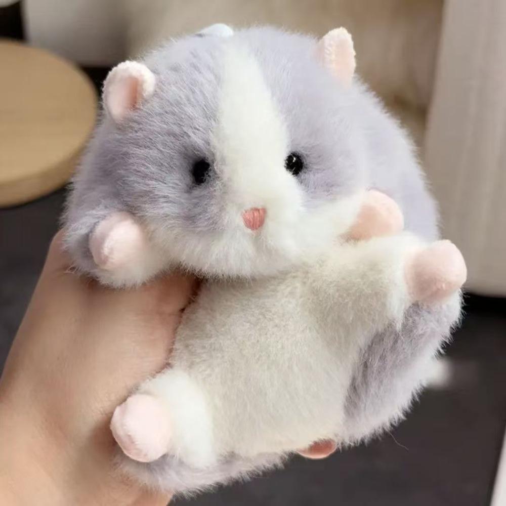 Stress Relief Design Hamster Plush Keychain Plush Hamster Plush Doll Stress Relief Style3-1