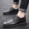 2025 New Fashion Men's Casual Leather Shoes Men's Business Formal Leather Shoes Retro Comfort Casual Men Shoes Zapatillas Hombre