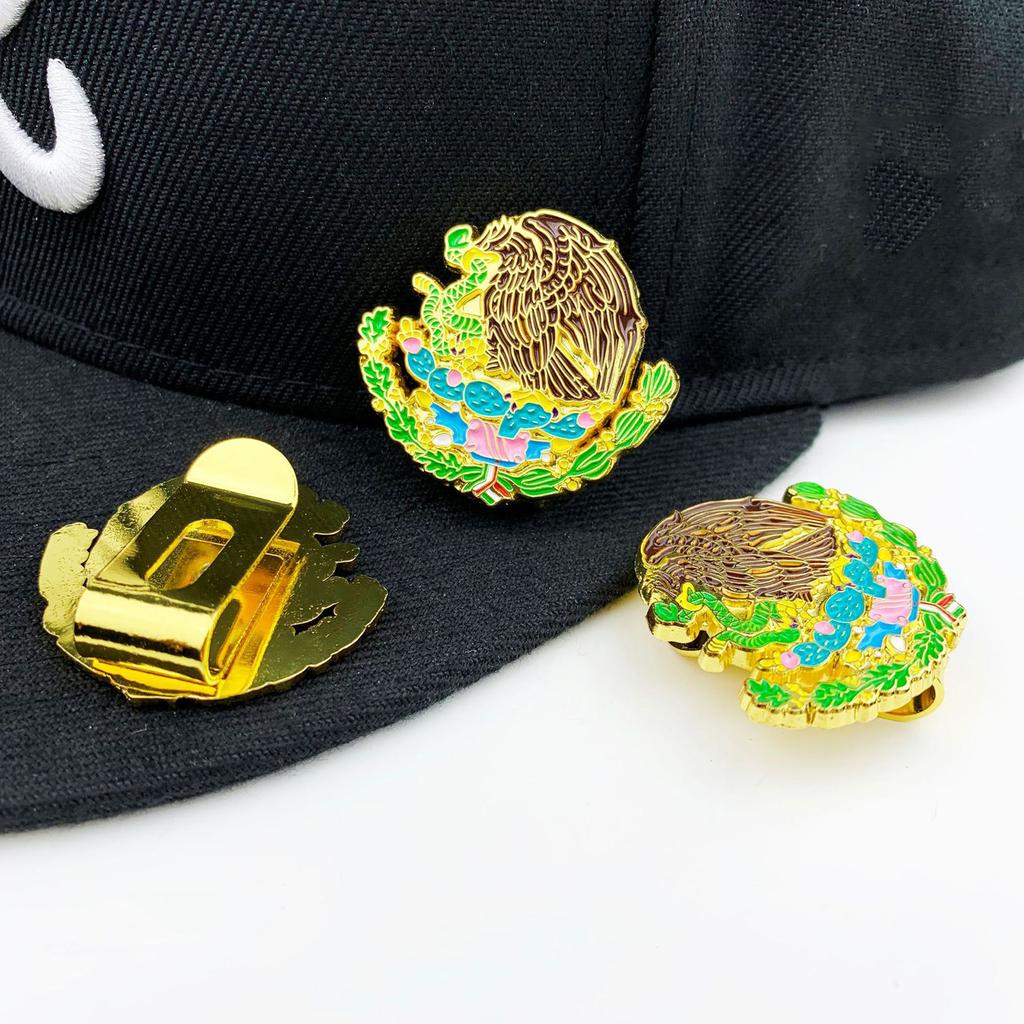 Creative Enamel Owl Brooch Authentic Mexican Hat Clip Vintage Style Cartoon Lapel Pin for Clothing and Accessories