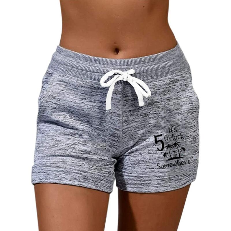 

Женские свободные повседневные пляжные шорты на кулиске для фитнеса L