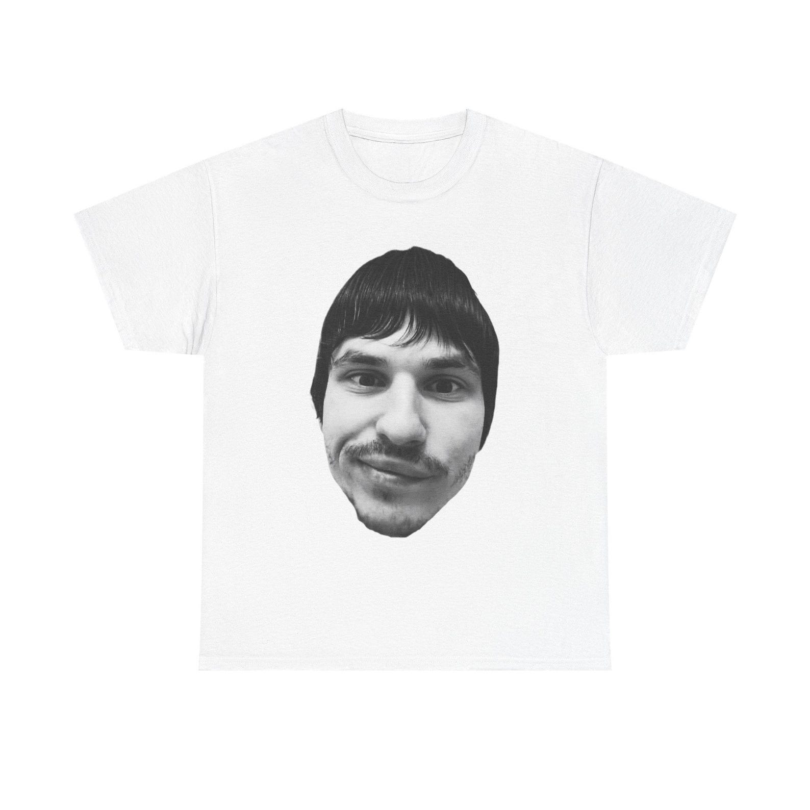 Slushy Noobz Martin Face Graphic Black and White Print Streetwear Tee XL