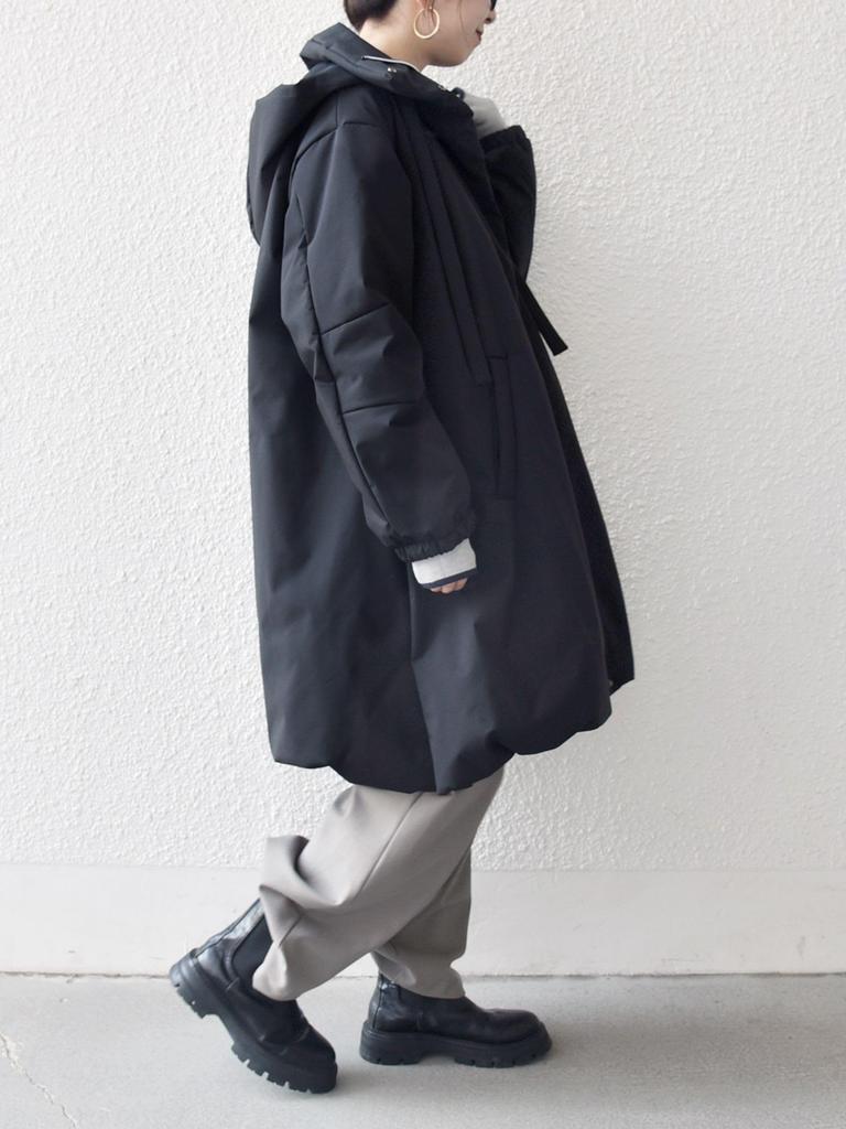 Ships Any Multi-functional Padded 2-Way Hoodie Tent Line Coat 724170006 Black One Size