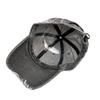 4 Gradient Distressed Rivet Baseball Cap Men Women Sun Protection Streetwear Hat