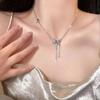 2024 Vintage Double-Layer Pearl Necklace with Heart Pendant