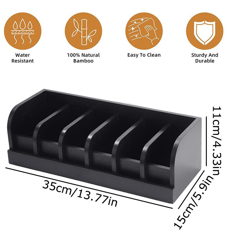 

1 шт. Многофункциональный органайзер-сетка Пылезащитная витрина Минималистичная коробка для хранения из массива дерева Гардеробная 35*15*11CM чёрный