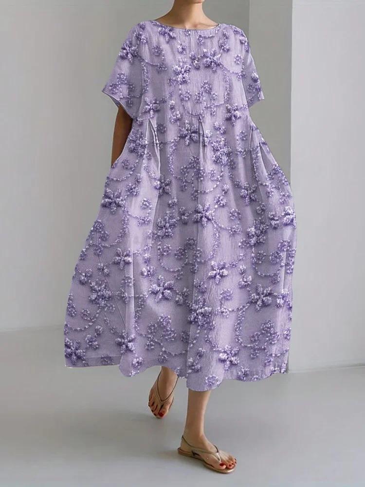 3D digital printing women s fashion plus size dress S