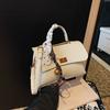 Premium Sense Hand Carry Small Square Bag Women's Spring New Fashion Shoulder Messenger Bag Work Commuter Bag