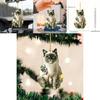 Acrylic Cat Fun Car Decoration Pendant For Creative Auto Interior Design