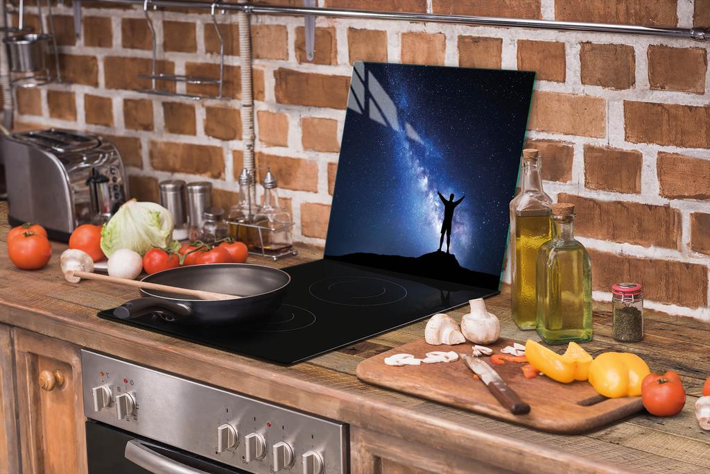 SZKLANA DESKA DO KROJENIA 52x40 GWIAZDY
