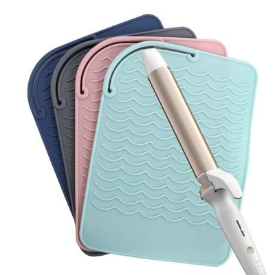Tapis en Silicone Résistant à la Chaleur pour Boucles Tapis pour Redresseur de Cheveux Coussinets pour Boucler les Cheveux Tapis d'Isolation pour Boucles