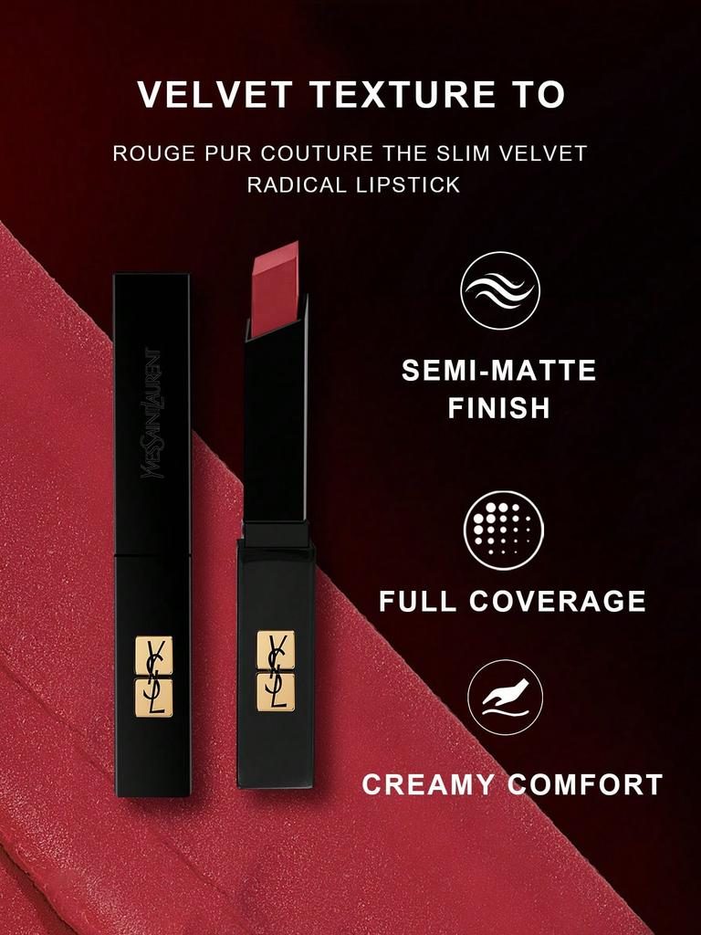 Yves Saint Laurent THE SLIM VELVET RADICAL Lipstick 2g - Luxury Velvet Matte