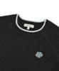 WACKY WILLY Women'S Lily Patch Color Block Pullover Grey