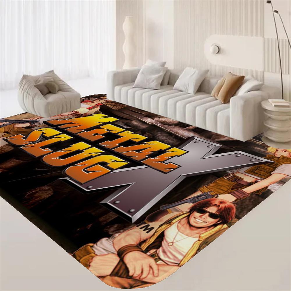 Classic Retro Game Metal Slug Gamer Floor Mat Retro Multiple Choice Living Room Kitchen Rug Non-Slip Modern Home Decor