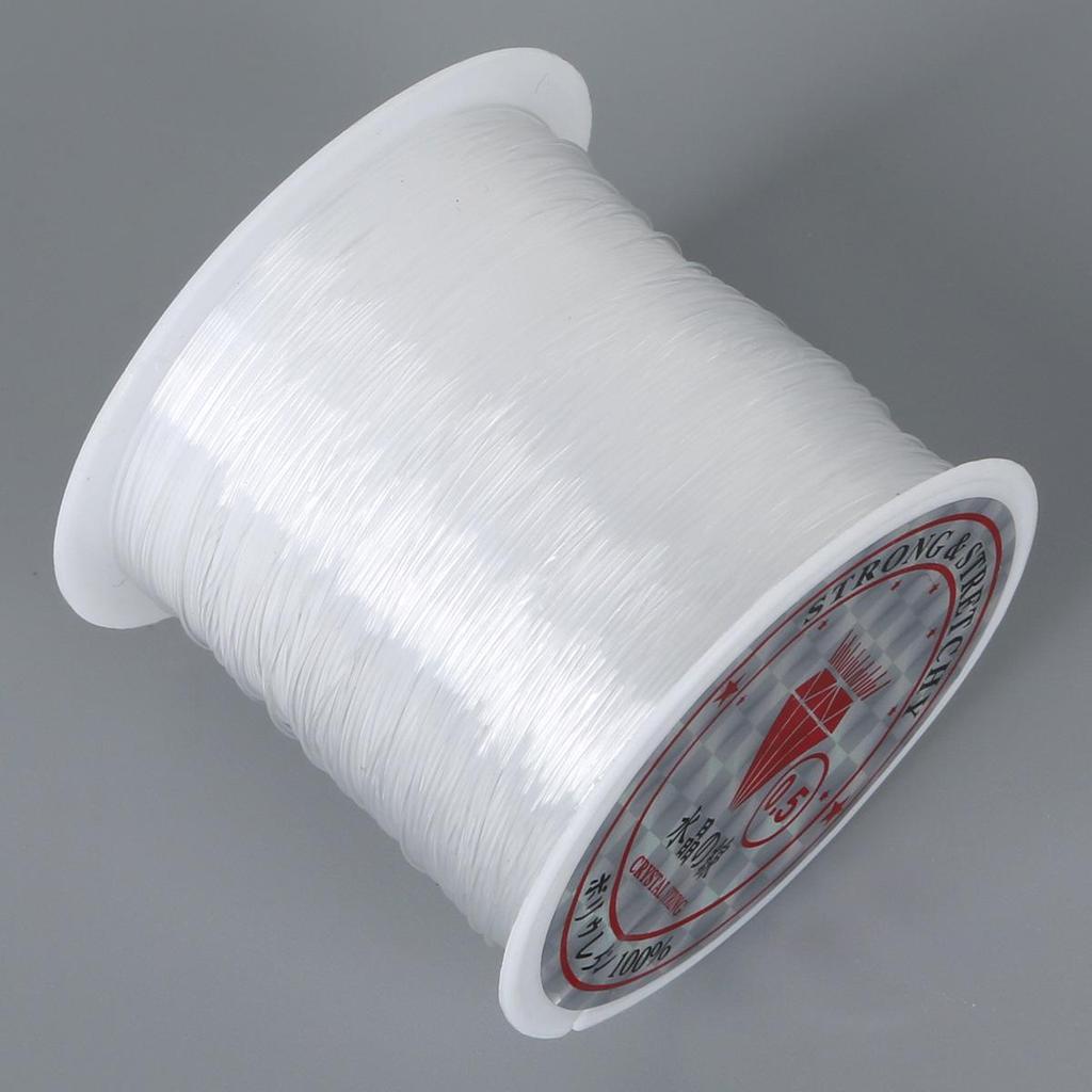 0.2-0.8mm Transparent Non-Elastic Fishing Line for Handmade DIY Jewelry: Bracelets, Necklaces, Beads