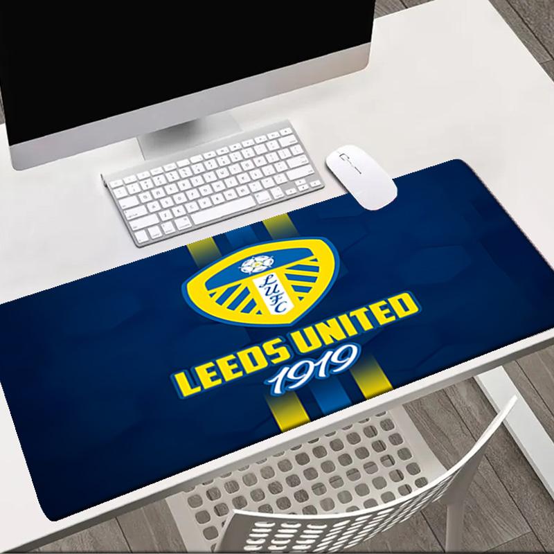 Leeds United Crest Legacy Mouse pad Office Desk Mat, Gaming Mouse Pad Mousepad, keyboard pad,Heavy-Duty Non-Slip Rubber Backing, Gift