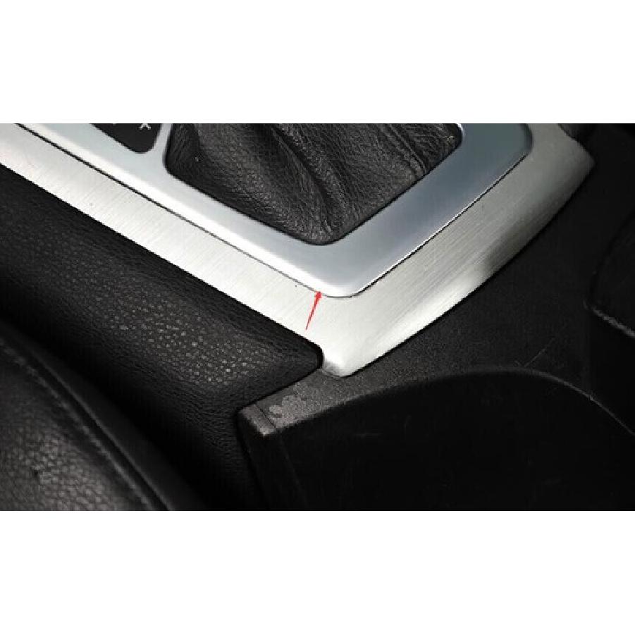 Fit For BMW X3 2006-2010 Matte Silver Middle Console Gear Shift Frame Trim 1PCS